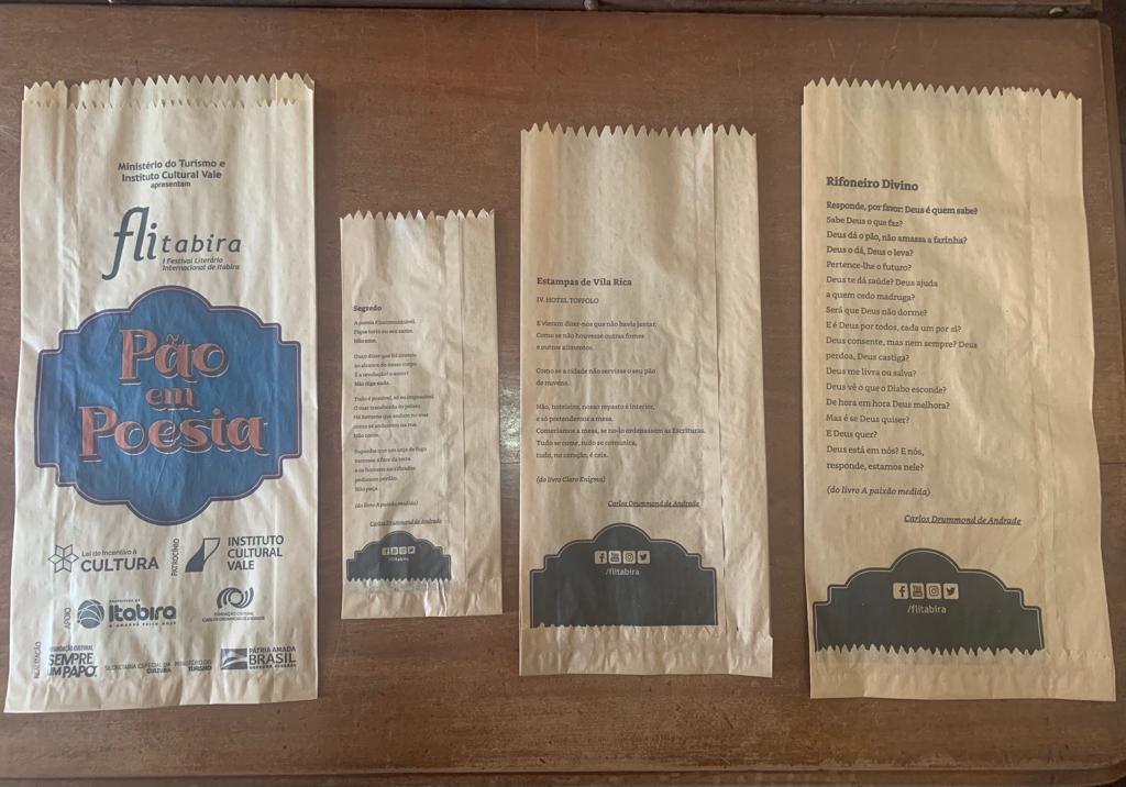 Leia mais sobre o artigo Instituto Cultural Vale e Flitabira iniciam a distribuição das embalagens do projeto “Pão em Poesia” nas padarias da cidade